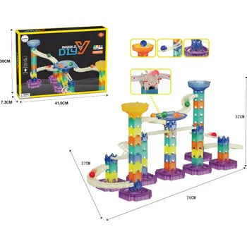 Kuličková dráha Mamido Stavebnice kuličková dráha 110 dílů MT1247