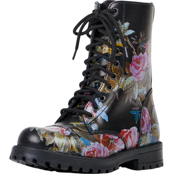 Těžké boty Samelin Kotníkové boty 511 Pink Roses-38