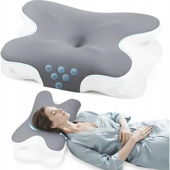Polštář ORTOPEDICKÝ POLŠTÁŘ PRO SPANÍ NA BŘICHU, ZÁDECH I BOKU, 3D PROFILOVANÝ