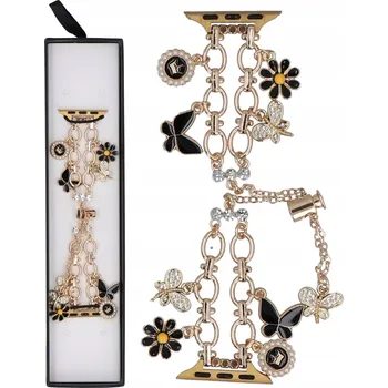 Náramek Náramek GlacierX pro Apple 15mm zlatý