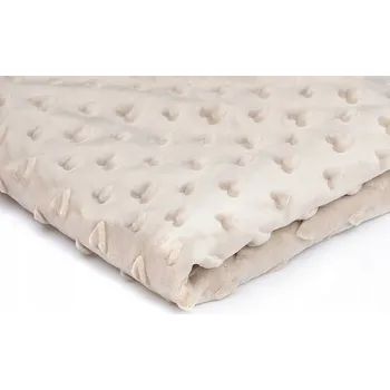 Látka Mínky Srdička, barva Sv. Béžová 03