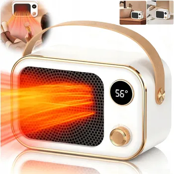 Teplovzdušný ventilátor VÝKONNÝ ELEKTRICKÝ OHŘÍVAČ / VENTILÁTOR 1200W PRO DOMÁCNOST, KANCELÁŘ