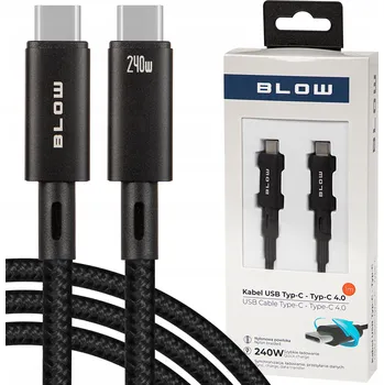 Datový kabel USB-C kabel Blow 66-160# Rychlé nabíjení 240 W, 1 m