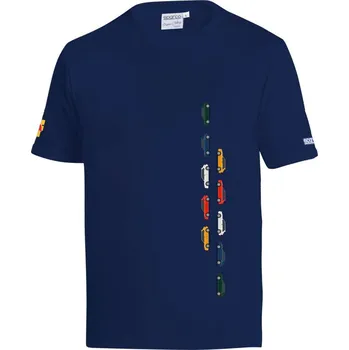 Sparco tričko Lancia Delta Collections L Tmavě modrá