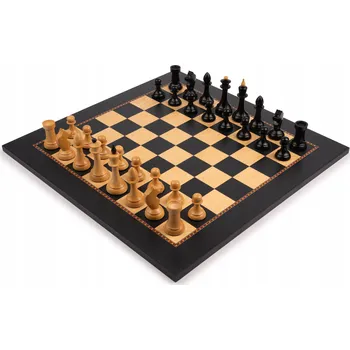 Šachy Dámský Gambit Oficiální Šachový Set - Luxusní Šachovnice