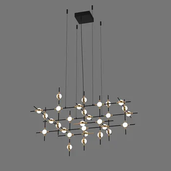 Závěsné svítidlo Italux PROVENZA, 12 světelných bodů, integrovaný LED zdroj