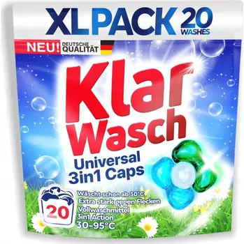 Prací prostředek Prací KAPSLE KLAR WASH 20 ks