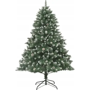 Vánoční stromek Vidaxl Umělý vánoční stromek se stojanem, 210 cm, PVC