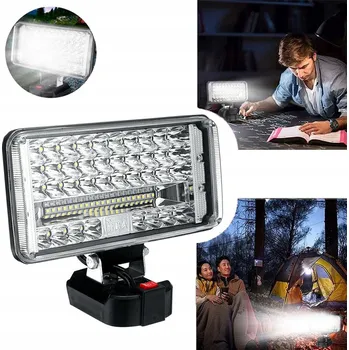 Svítilna LAMPA 18V halogen PRACOVNÍ SVÍTILNA 7 PALCŮ 59 LED 180 W