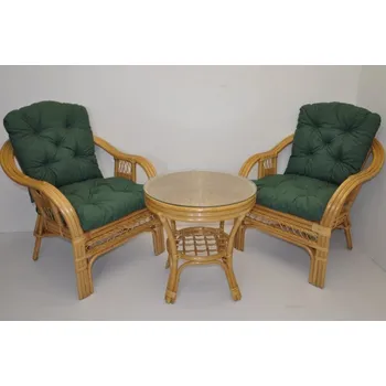 Zahradní sestava Ratanová sedací souprava Rio De Janeiro 2+1 medová