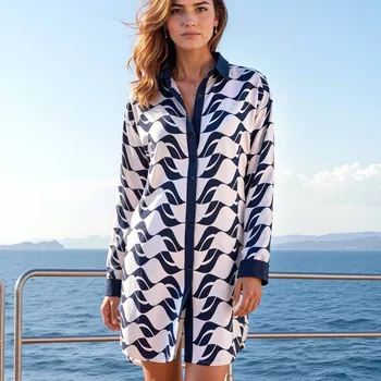 Dámské plavky Košile LISE CHARMEL (ASB2196-21), Velikost M, Barva tmavě modrá