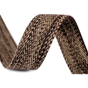 Oboustranný popruh šíře 39 mm Varianta: 1 hnědo-béžová, Balení: 50 m