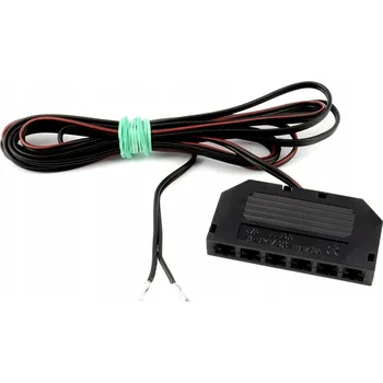 Napájecí kabel LED ROZDĚLOVAČ / ROZBOČKA S MINI KONEKTOREM, 6 ZÁSUVEK, KABEL 2M