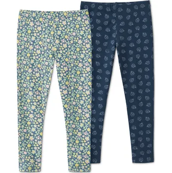 Dámské legíny 612146 - Tchibo - Legíny - pro miminko - vel. 74/80 - barva: modrá/s potiskem