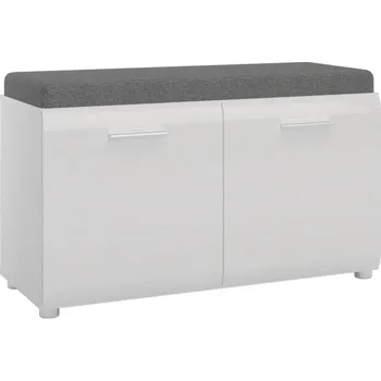 Botník Botník Merano - Meble Wojcik Bílá Alpská/PVC Bílý Lesk 95.9x51 cm