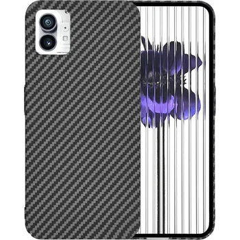 Pouzdro na mobilní telefon Techsuit Carbonite FiberShell obal Nothing Phone (1) Black