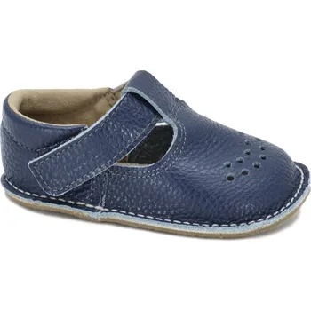 Capáčky Omaking Dětské kožené capáčky Lusti - Dark Blue-30