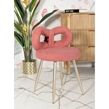 Jídelní židle Designová jídelní židle Nakshita růžová