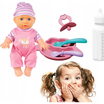 Panenka Panenka miminko Woopie růžová s kočárkem a zvukovou sadou na krmení