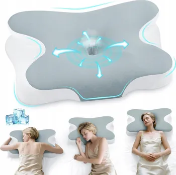 Polštář Ortopedický polštář na spaní z paměťové pěny motýlek PREMIUM 34 x 60 cm