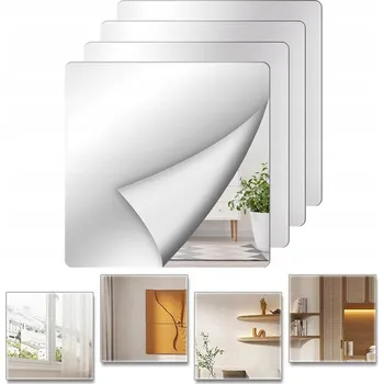 Zrcadlo ZRCADLO AKRYLOVÉ KOUPELNOVÉ ZRCADLO, 4 DÍLY BEZ DĚROVÁNÍ