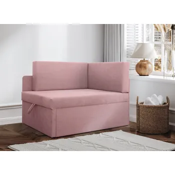 Pohovka Pohovka Viluś 108x81x78 cm s funkcí spaní a úložným prostorem, růžová