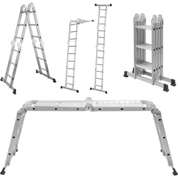 Žebřík Hliníkový Žebřík Vorel 1 x 12 do 150 kg