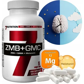 ZMB+GMC ZMA GABA melatonin zinek 90 kapslí 7Nutrition