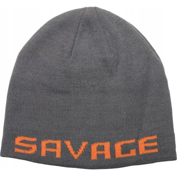 Čepice Zimní čepice Savage Gear Logo Beanie šedá vel. univerzální