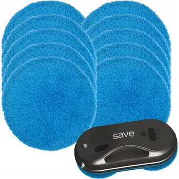 Robotický vysavač Náhradní utěrky z mikrovlákna pro robotický vysavač SAVE, návleky X10
