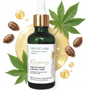 Pleťový olej Ricínový olej na obličej, vlasy, řasy a tělo, výživa a regenerace