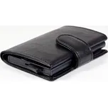 Papillon Kožená peněženka 40-25 s RFID/NFC blokováním-Černá
