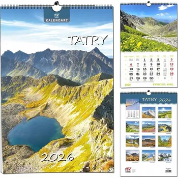 Kalendář Kalendář 2026 B3 7-listový Tatry