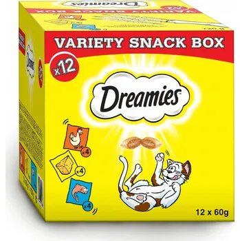 Krmivo pro kočku Pamlsek pro kočky Dreamies 12x60g mix chutí