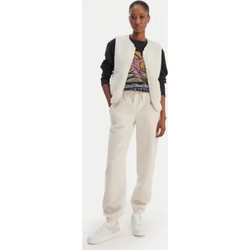 Dámská móda Roxy Teplákové kalhoty Waves Of Warmths ERJNP03674 Écru Regular Fit L