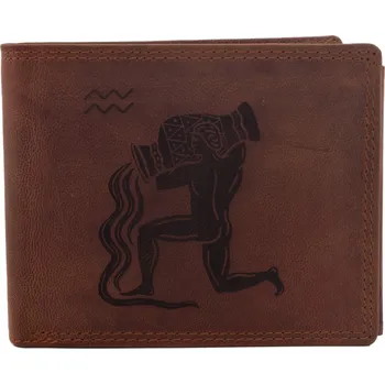 Peněženka Pánská peněženka MERCUCIO světlehnědá vzor 35 vodnář 2911908