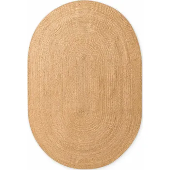 Koberec Hanse Home Kusový koberec Jute Braided 106005 Gold ovál Rozměry koberců: 160x230 ovál