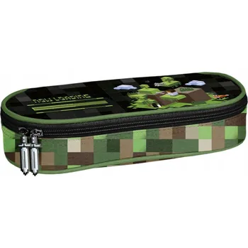 Penál Školní penál pro chlapce pouzdro bez vybavení Paso Minecraft