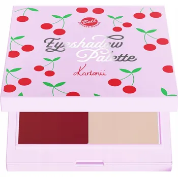 Přípravek na oči Paletka očních stínů Bell x Kartonii Eyeshadow Palette 01 Cherry on top