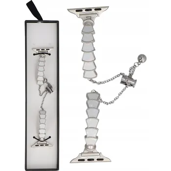 Náramek Náramek GlacierX pro Apple 12mm bílý