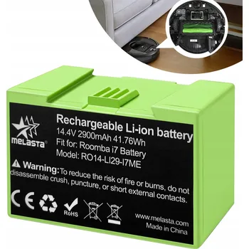 Baterie Akumulátor pro iRobot Roomba i7 i7+ i3 i3+ i4 i4+ 14,4V 2900 mAh
