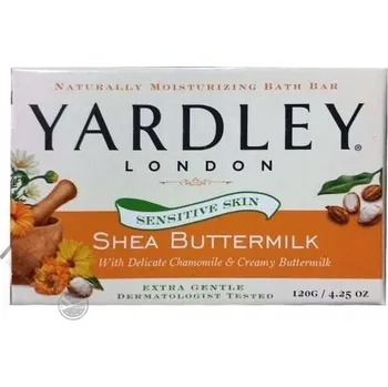 Mýdlo Yardley London, Hydratační tekuté mýdlo, Bambucké máslo & Mléko, 118 ml (4 unce)