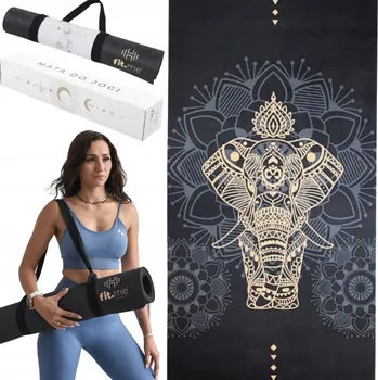 podložka na cvičení Podložka na cvičení Fit.Me 183 cm x 68 cm černá