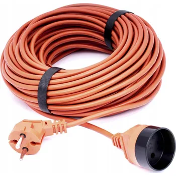 Napájecí kabel Mamto jednoduchý Prodlužovací Kabel 25 m 1 ks zásuvek oranžový