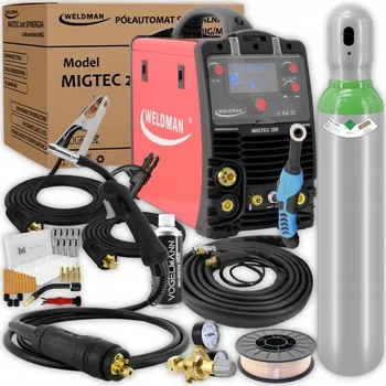 Svářečka Svářečka MIG/MAG, MMA, TIG Weldman 10-200 A 230 V