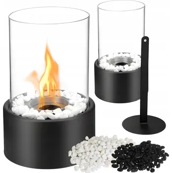 Biokrb Volně stojící biokrb bez kouře do domu na terasu, zahradní biokrb, eko krb