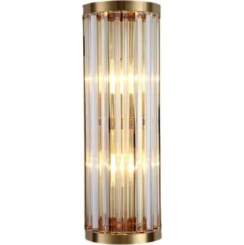 Nástěnné svítidlo Dorian 1 - mosazná nástěnná lampa - sloupek 45 cm