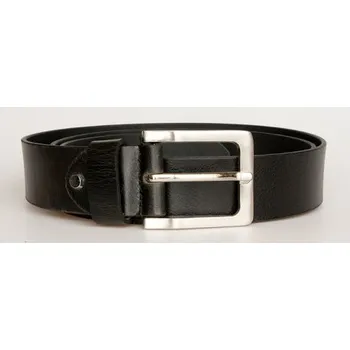 Opasek Kožený opasek 135 cm dlouhý z pevné 3 mm silné kůže 38 mm široký s robustní přezkou