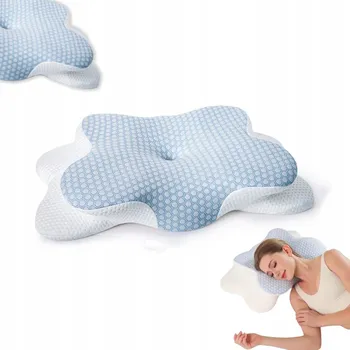 Polštář ORTOPEDICKÝ POLŠTÁŘ PRO SPANÍ NA BŘICHU, ZÁDECH I BOKU, PROFILOVANÝ