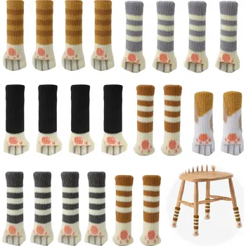 Podložka pod nábytek PONOŽKY NA ŽIDLE ZÁBAVNÁ DEKORACE NA NOHY ŽIDLÍ CHRÁNIČE 24 KUSŮ